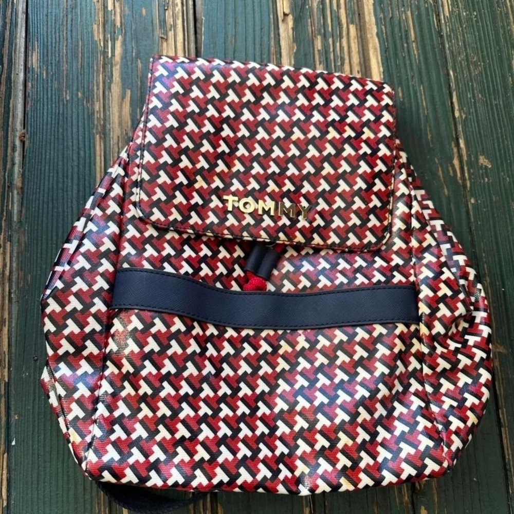 Tommy Hilfiger red & black backpack